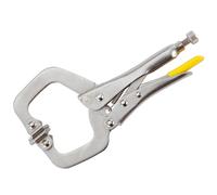 Stanley Deep Throat Locking Pliers C CLAMP 285mm (11 1/4") Swivel Tips 0-84-816