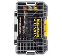 STANLEY Masonry Drilling Bit Set for Metal and Wood Includes a Small ToughCase and Shaker Box Compatible with Pro-Stack and TSTAK (14 Pieces) STA88561