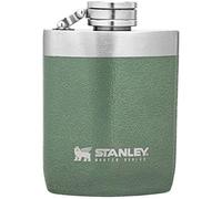 Stanley Master Hip Flask 8oz with Integrated Steel Cap, Wide Mouth 1.0mm Stainless Steel Hip Flask for Easy Filling & Pouring, Flask with Never-Lose Leak Proof Cap for Camping or Daily Use