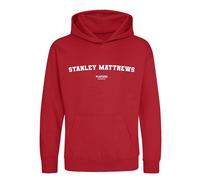 Stanley Matthews Kids Hoodie - Red / 5-6 years