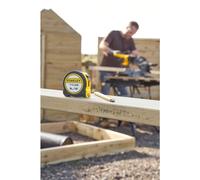 Stanley Measuring Metric/Imperial Tape Length: 5m (16ft) x Wi | Free UK Delivery