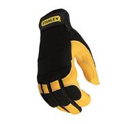 Stanley Stanley Performance Leather Hybrid Gloves Black/Yellow L