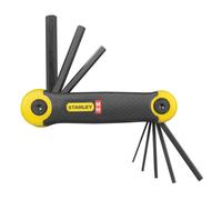 STANLEY Metal Folding Hex Key Metric 8 pc Set, Pocket Size, 269264