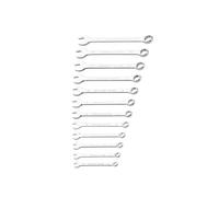 STANLEY Metric Combination Wrench Set 12 Piece 12 pt 15 Degree Offset STA082843