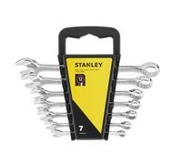 STANLEY Metric Combination Wrench Set 7 Piece 12 pt 15 Degree Offset STA082842