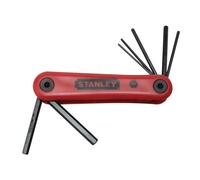 Stanley 469261 Folding Hex Key Set Metric (7 Pieces)