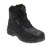 STANLEY Michigan Men's Waterproof, FitGo Lace, Steel Plate, Steel Toe, Safety Work Boot, Black, UK8