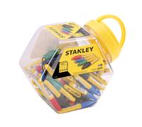 Stanley Mini Fine Tip Marker Assorted Colours 72 Pack (Black, Red, Green and Blue)