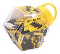 Stanley Mini Fine Tip Marker Pen Tub Black Pack of 72