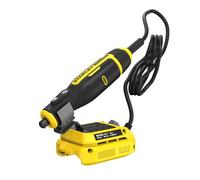 Stanley Mini-herramienta V20 Li-ION 18V, Variable velocidad 6.700-34.000 RPM, pinza Universal 3.2 mm, Longitud Cable 120 cm