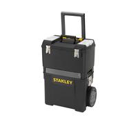 STANLEY Mobile Work Centre Toolbox, 2in1 Rolling Workshop with Stackable Unit...