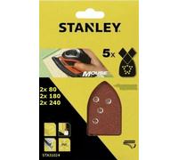 Stanley Mouse Sanding Sheets Perforated 80GK,180GK,240GK Quantity 2 Packs