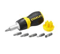 STANLEY 066358 Multi-Bit Stubby Screwdriver