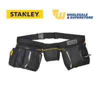 Stanley Multi Pocket Tool Belt Apron + Hammer Loop + Nail Pouch & Measure Holder
