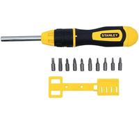 Stanley MultiBit Ratchet Screwdriver and 10 Bits 068010