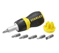 STANLEY® Multibit Ratchet Stubby & Bits STA066358