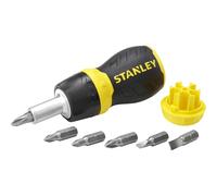 Stanley® 0-66-358 Multibit Ratchet Stubby & Bits