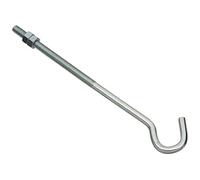 Stanley National Hardware 2162BC 3/8" x 10" Zinc Plated Hook Bolt w/Hex Nut