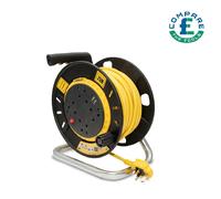 Stanley® Electrical SXECGT2OHSE Open Drum Cable Reel 240V 13A 4-Socket + 2 Usb 25M