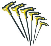Stanley P-Handle Hex Key 6 Piece Torx Set, Black - FMHT0-69049, Durable, Torsion-Resistant Steel, Metric