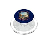 Stanley Park Vancouver Canada Distressed Circle PopSockets PopGrip for MagSafe