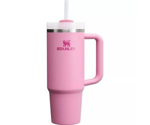 STANLEY Peony Quencher H2.0 FlowState Stainless Steel Vacuum Insulated Tumbler with Lid and Straw for Water, Iced Tea or Coffee (Peony, 40 oz)