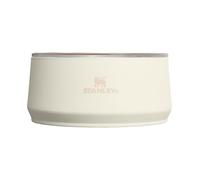 STANLEY Pet Bowl | 6-Cup (48 oz) Insulated Stainless Steel Dog & Cat Bowl | Splash-Resistant Lid | Dishwasher Safe | BPA-Free | Cream