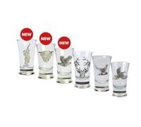 Stanley Pewter-Mounted Shot Glass - Individual Glass