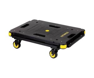 Stanley Platform Trolley PC531 - Load Capacity up to 137 kg - Non-Slip Platform - Moving and Handling - 60 x 45 x 16.7 cm - Black/Yellow
