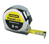 Stanley® 0-33-527 Powerlock® Bladearmor® Pocket Tape 8M (Width 25Mm) (Metric Only)