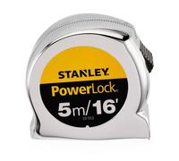 Stanley Powerlock Tape Measure in Silver Stanley Silver