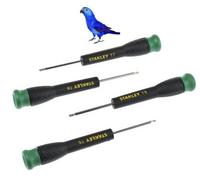 Stanley Precision Screwdriver Set 4 PIECE In Case Torx T6, T7,T8,T9 062630