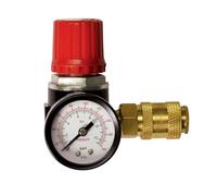 Stanley Pressure Regulator ¼ Inch - Pressure Regulator Gas Cylinder with Pressure Gauge and Air Valve - Pressure Switch 12 Bar Precise Pressure Management - Gas Regulator Precise Pressure Control -
