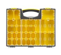 STANLEY Pro Storage Organiser Durable Clear Lid, 25 Removable Compartments, 1-92-748