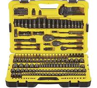 STANLEY Professional Grade Black Chrome New Mechanics Tool Set (Socket Set-229 Pieces)
