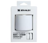 Stanley Quencher Boot and Straw Cover Cap | Anti-Slip Silicone Protector for 14 oz Tumbler with Handle | Accessory Set for Stainless Steel Drinking Cu