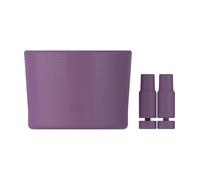 Stanley Quencher Boot and Straw Cover Cap | Anti-Slip Silicone Protector for 20 & 30 oz Tumbler with Handle | Accessory Set for Stainless Steel Drinking Cup | BPA-Free | Dark Lilac