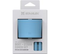 Stanley Quencher Boot and Straw Cover Cap | Anti-Slip Silicone Protector for 20 & 30 oz Tumbler with Handle | Accessory Set for Stainless Steel Drinki
