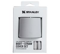 STANLEY Quencher Boot and Straw Cover Cap | Anti-Slip Silicone Protector for 40 oz Tumbler with Handle | Accessory Set for Stainless Steel Drinking Cup | Ash