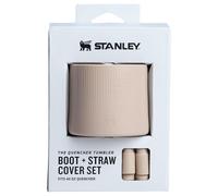 STANLEY Quencher Boot and Straw Cover Cap | Anti-Slip Silicone Protector for 40 oz Tumbler with Handle | Accessory Set for Stainless Steel Drinking Cup | Sand