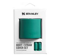 Stanley Quencher Boot and Straw Cover Cap | Anti-Slip Silicone Protector for 40 oz Tumbler with Handle | Accessory Set for Stainless Steel Drinking Cup | BPA-Free | Alpine