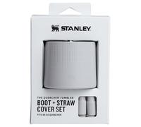 STANLEY Quencher Boot and Straw Cover Cap | Anti-Slip Silicone Protector for 40 oz Tumbler with Handle | Accessory Set for Stainless Steel Drinking Cup | Ash