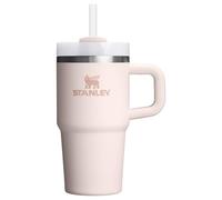 Stanley Quencher H2.0 Cup with Handle and Straw, 600 ml, Flowstate Lid with 3 Levels | Cup Holder Compatible for Travel | Insulated Stainless Steel Cup | BPA Free | Rose Quartz 2.0