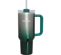 STANLEY Quencher H2.0 FlowState Stainless Steel Vacuum Insulated Tumbler with Lid and Straw for Water, Iced Tea or Coffee (Pine Gradient, 40 oz)