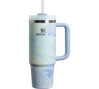 STANLEY Quencher H2.0 FlowState Stainless Steel Vacuum Insulated Tumbler with Lid and Straw for Water, Iced Tea or Coffee (Cool Serene Brushstroke, 40 oz)