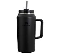 STANLEY Quencher H2.0 FlowState Stainless Steel Vacuum Insulated Tumbler with Lid and Straw for Water, Iced Tea or Coffee, Smoothie and More, Black 2.0, 64oz