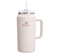 STANLEY Quencher H2.0 FlowState Stainless Steel Vacuum Insulated Tumbler with Lid and Straw for Water, Iced Tea or Coffee, Smoothie and More, Rose Quartz 2.0, 64oz