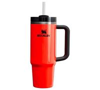 STANLEY Quencher H2.0 FlowState Stainless Steel Vacuum Insulated Tumbler with Lid and Straw for Water, Iced Tea or Coffee, Smoothie and More, Neon Orange, 30 OZ, 10-12551-030