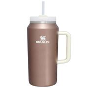 STANLEY Quencher H2.0 FlowState Stainless Steel Vacuum Insulated Tumbler with Lid and Straw for Water, Iced Tea or Coffee (Rose Quartz Glow, 64 oz) (FlowState Tumbler)
