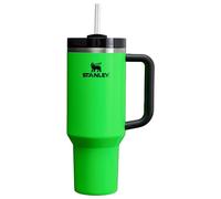 STANLEY Quencher H2.0 FlowState Stainless Steel Vacuum Insulated Tumbler with Lid and Straw for Water, Iced Tea or Coffee, Smoothie and More, Neon Green, 40 OZ, 10-12552-027